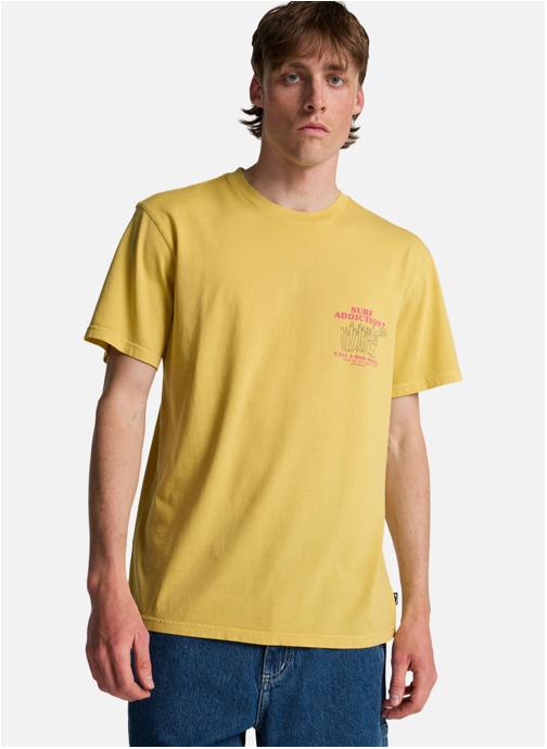 Billabong Tee-shirts Message homme jaune