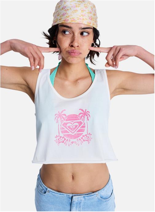 Roxy Débardeurs Magic Sunset Crop femme blanc