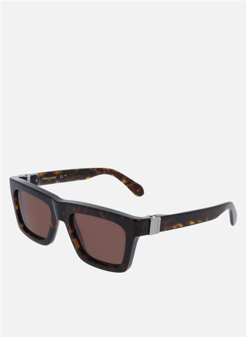 Salvatore Ferragamo Lunettes de soleil homme marron