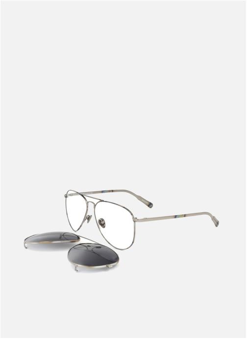 Linda Farrow Lunettes de soleil homme argent