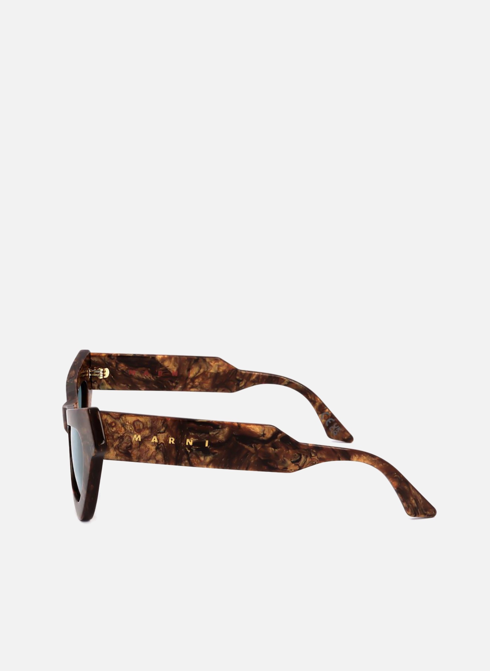 Lunettes de soleil homme marron Marni Lunettes de soleil homme marron Marron