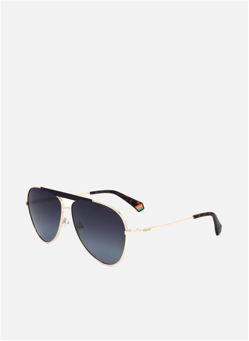 Polaroid Lunettes de soleil homme or et bronze