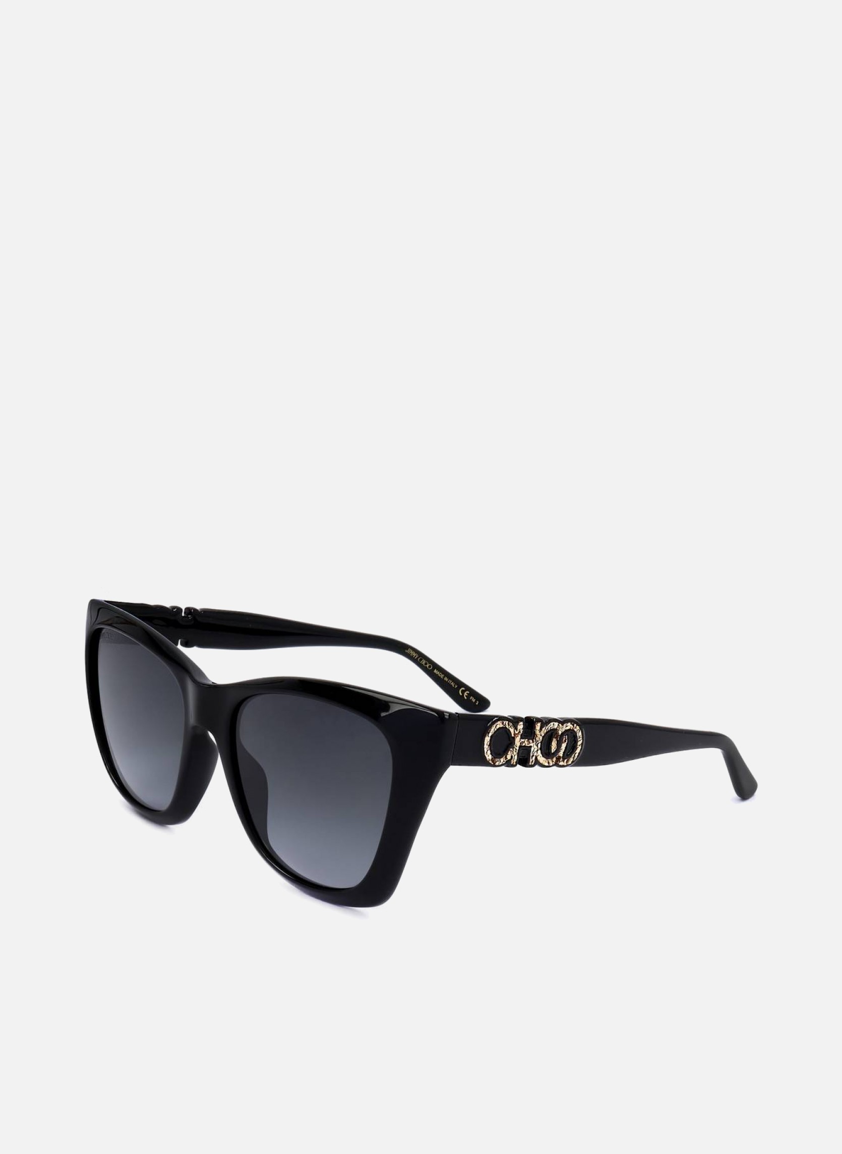 Lunettes de soleil femme noir Jimmy Choo Lunettes de soleil femme noir Noir