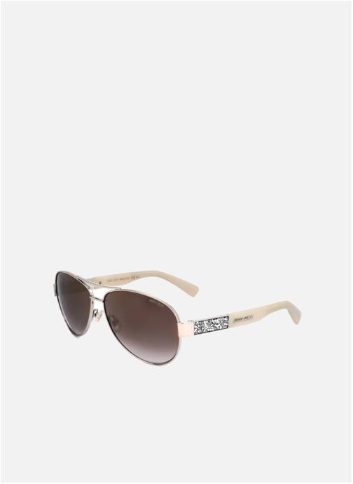 Jimmy Choo Lunettes de soleil femme or et bronze