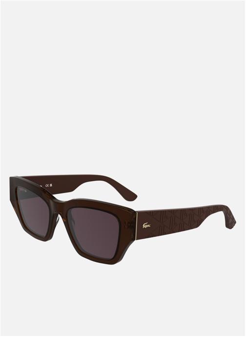 Lacoste Lunettes de soleil femme marron