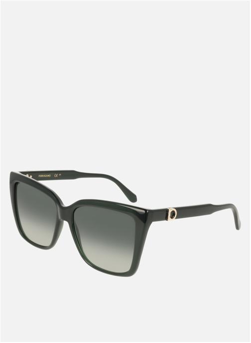 Salvatore Ferragamo Lunettes de soleil femme vert