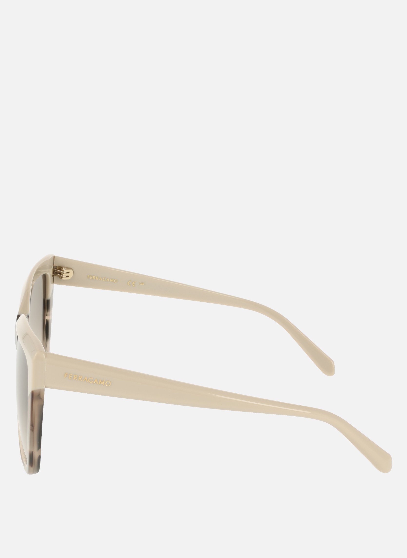 Lunettes de soleil femme beige Salvatore Ferragamo Lunettes de soleil femme beige Beige