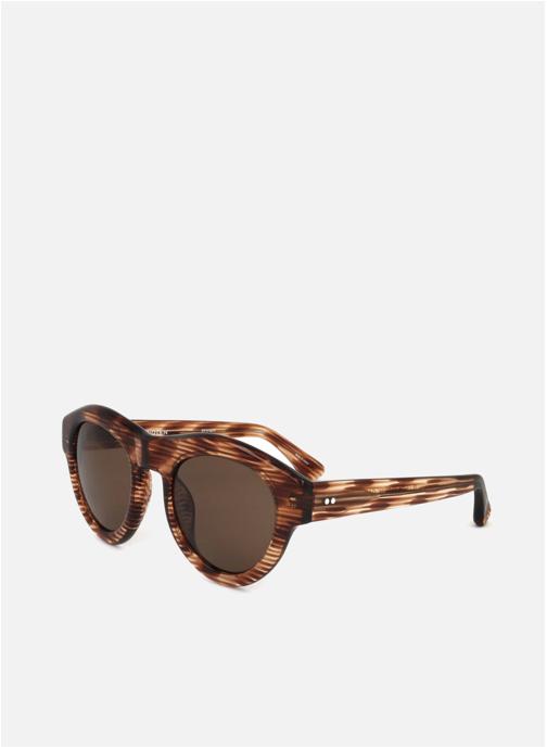 Linda Farrow Lunettes de soleil femme marron