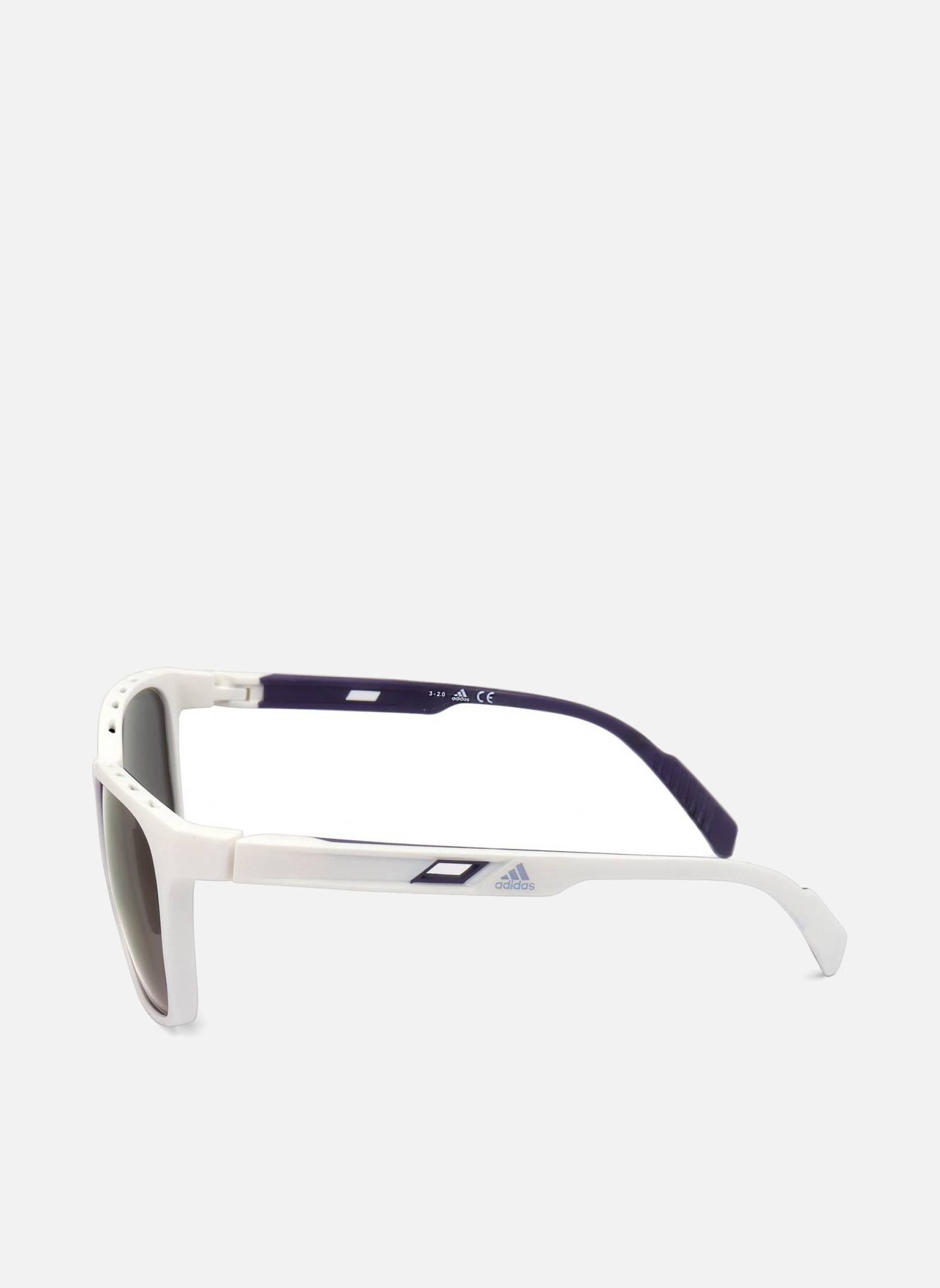 Lunettes de soleil homme blanc Adidas Sport Lunettes de soleil homme blanc Blanc