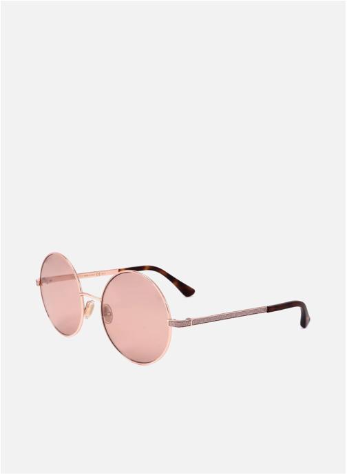 Jimmy Choo Lunettes de soleil femme or et bronze