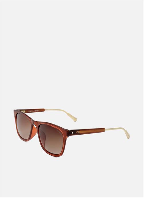 Linda Farrow Lunettes de soleil homme marron