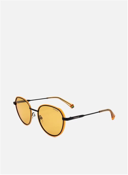 Polaroid Lunettes de soleil homme or et bronze