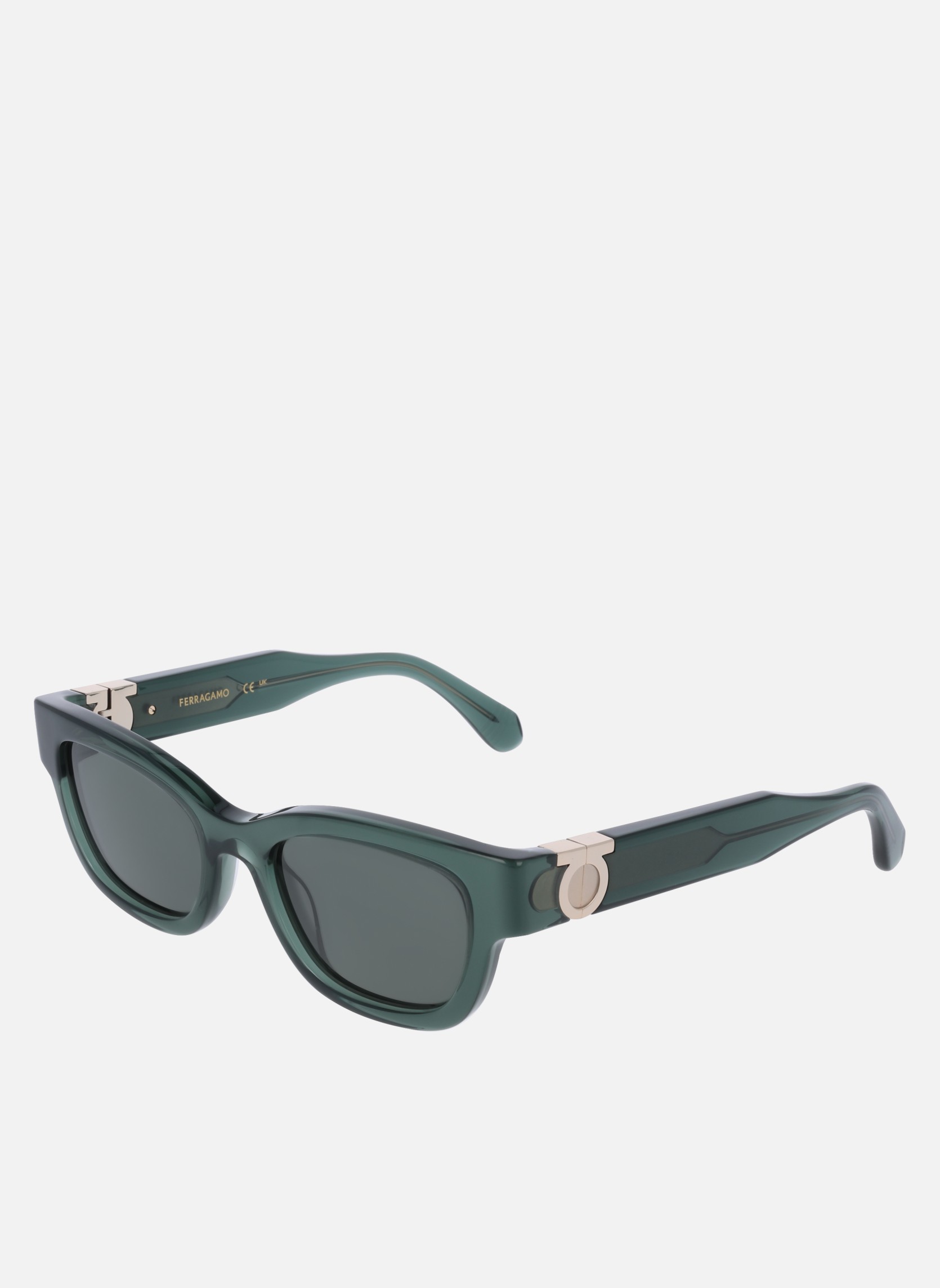 Lunettes de soleil femme vert Salvatore Ferragamo Lunettes de soleil femme vert Vert