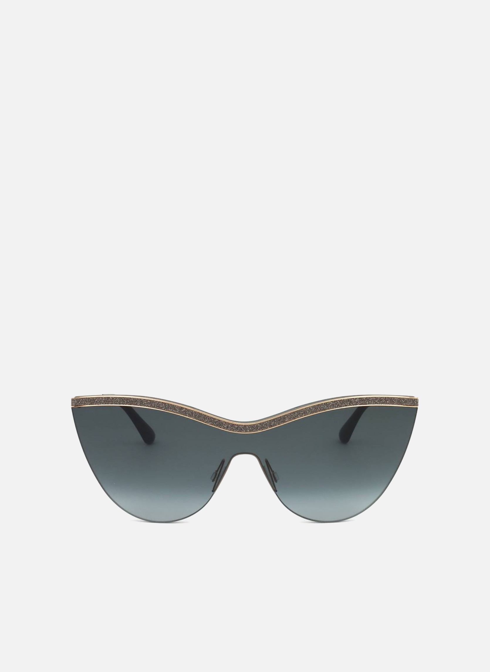 Lunettes de soleil femme or et bronze Jimmy Choo Lunettes de soleil femme or et bronze Or