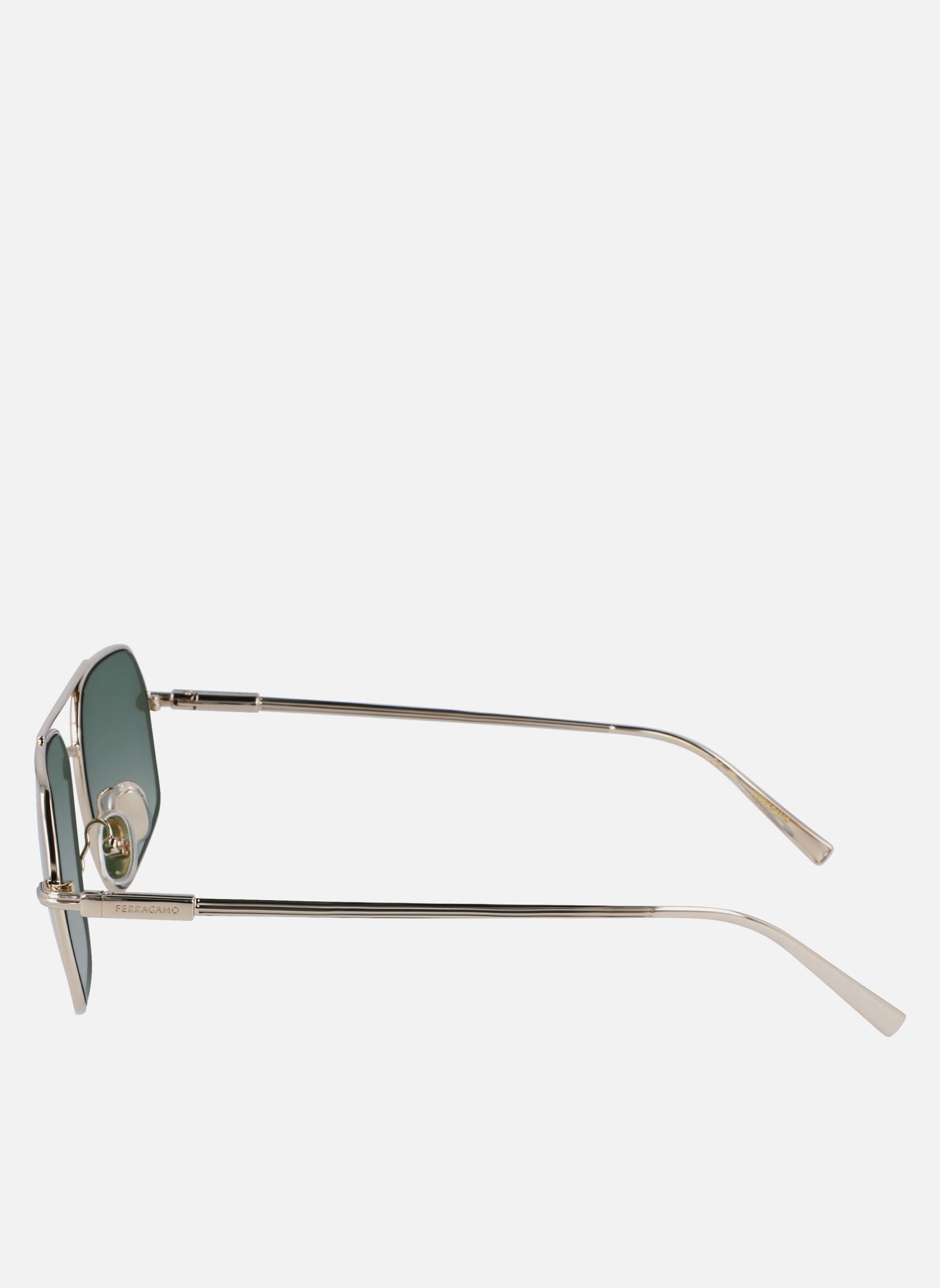 Lunettes de soleil homme or et bronze Salvatore Ferragamo Lunettes de soleil homme or et bronze Or