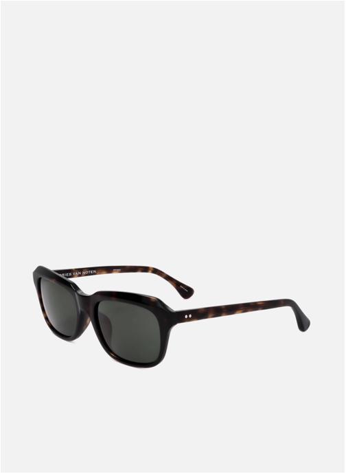 Linda Farrow Lunettes de soleil homme marron