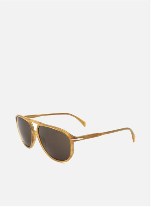 David Beckham Lunettes de soleil homme jaune