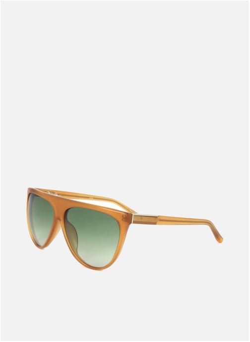 Linda Farrow Lunettes de soleil homme marron
