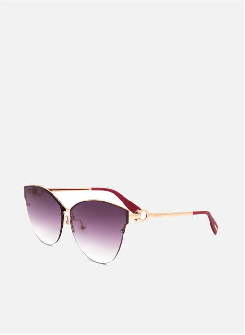Trussardi Lunettes de soleil femme or et bronze