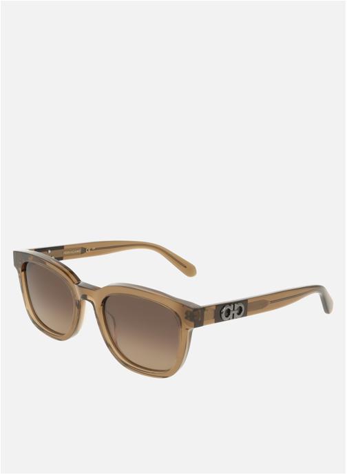 Salvatore Ferragamo Lunettes de soleil homme marron