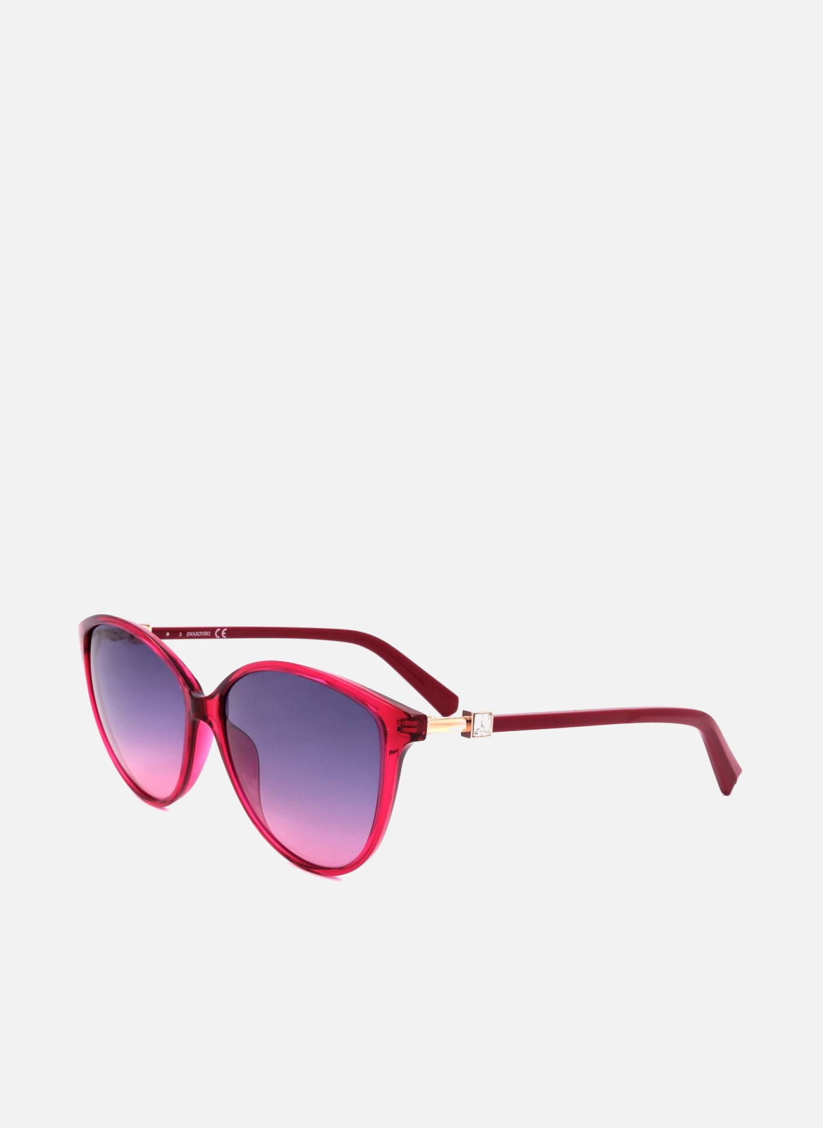 Lunettes de soleil femme rouge Swarovski Lunettes de soleil femme rouge Rouge