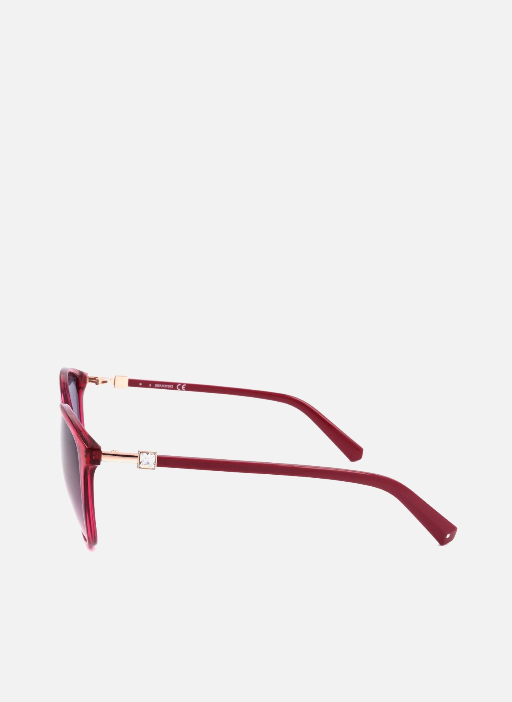 Lunettes de soleil femme rouge Swarovski Lunettes de soleil femme rouge Rouge