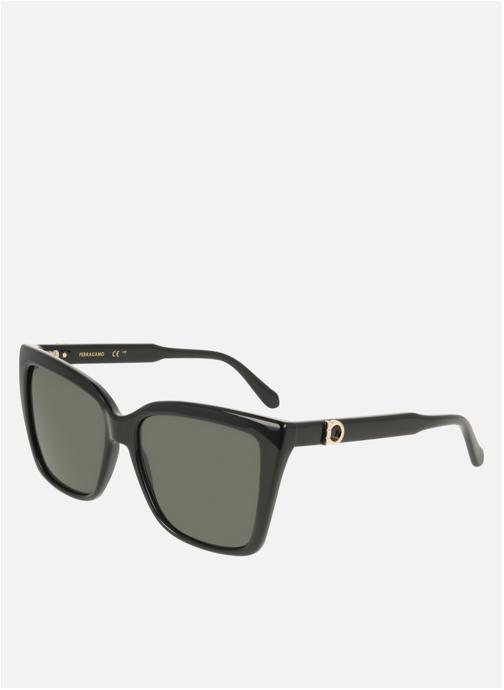 Salvatore Ferragamo Lunettes de soleil femme noir