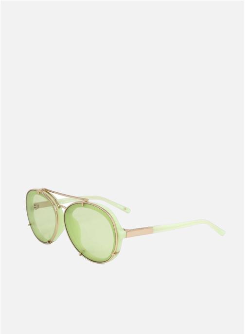 Linda Farrow Lunettes de soleil femme vert