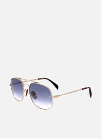 Lunettes de soleil homme or et bronze