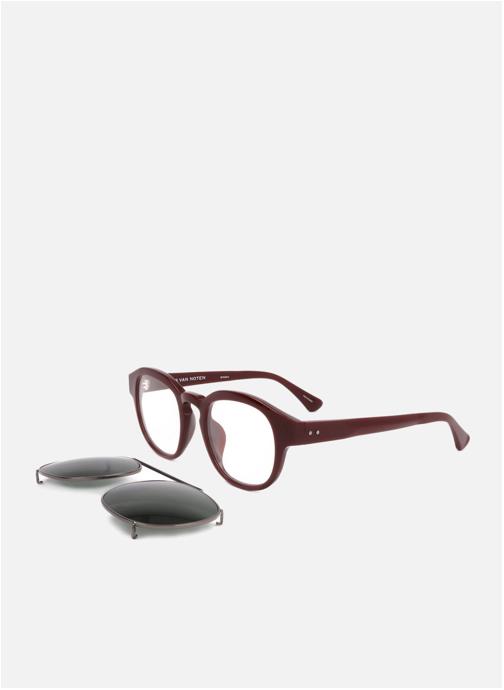 Linda Farrow Lunettes de soleil homme rouge