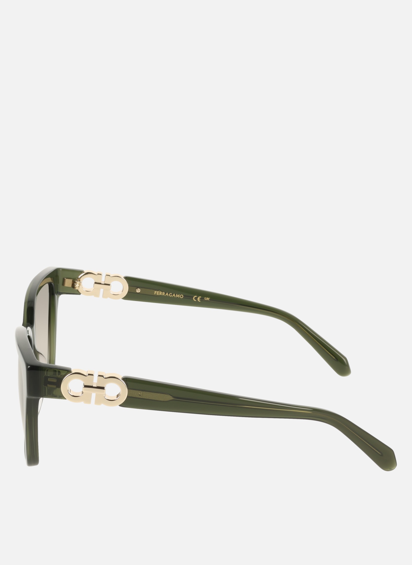 Lunettes de soleil femme vert Salvatore Ferragamo Lunettes de soleil femme vert Vert