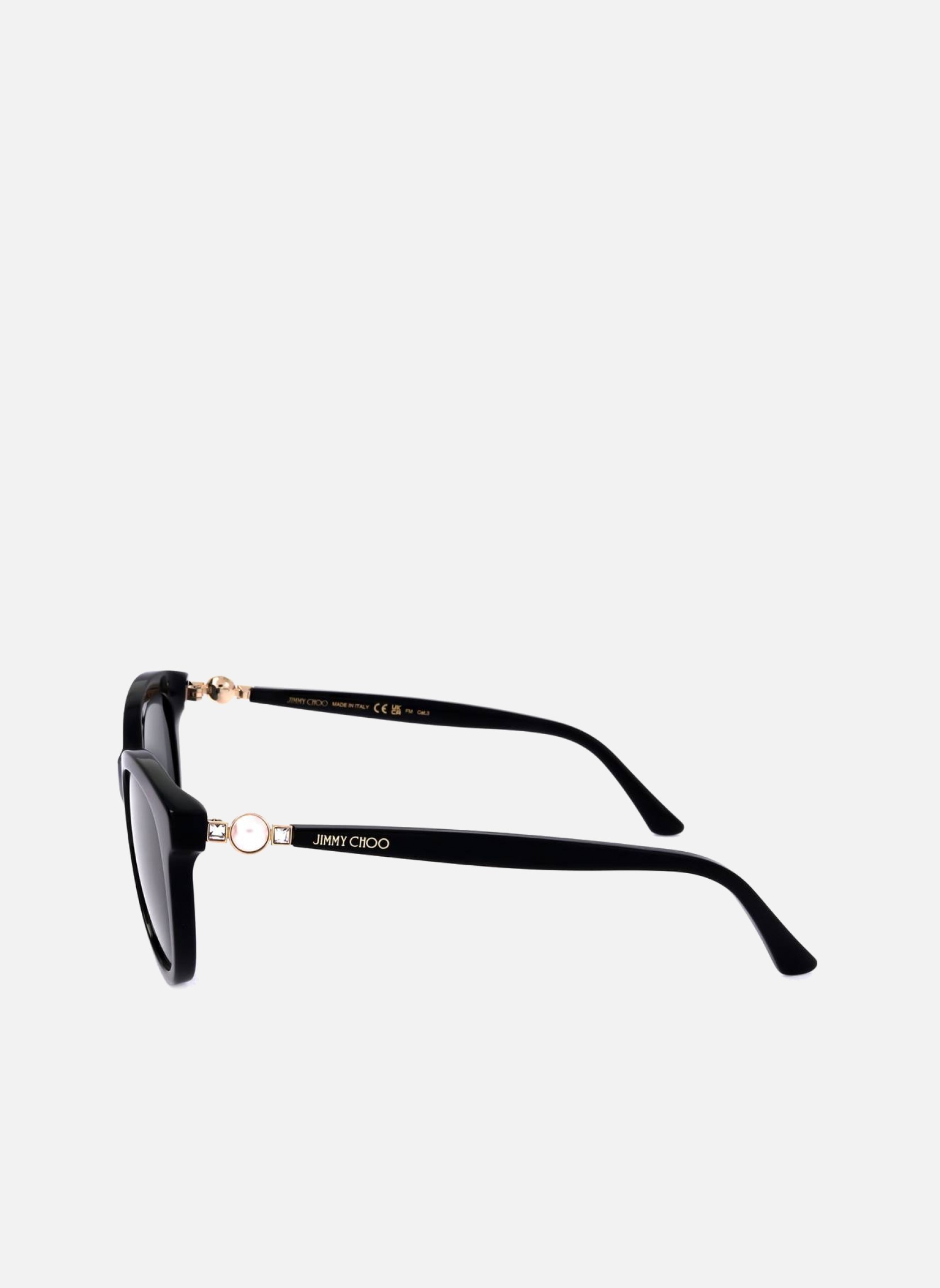 Lunettes de soleil femme noir Jimmy Choo Lunettes de soleil femme noir Noir