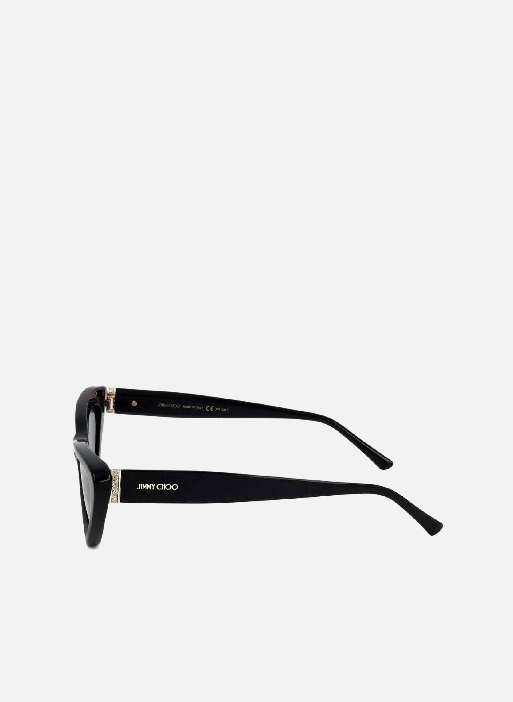 Lunettes de soleil femme noir Jimmy Choo Lunettes de soleil femme noir Noir