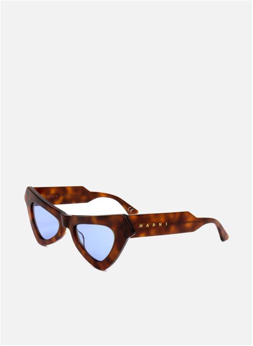 Marni Lunettes de soleil homme marron