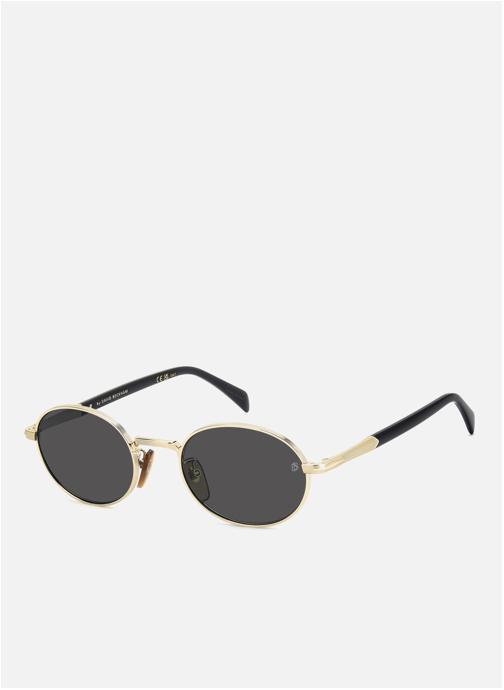 David Beckham Lunettes de soleil homme or et bronze