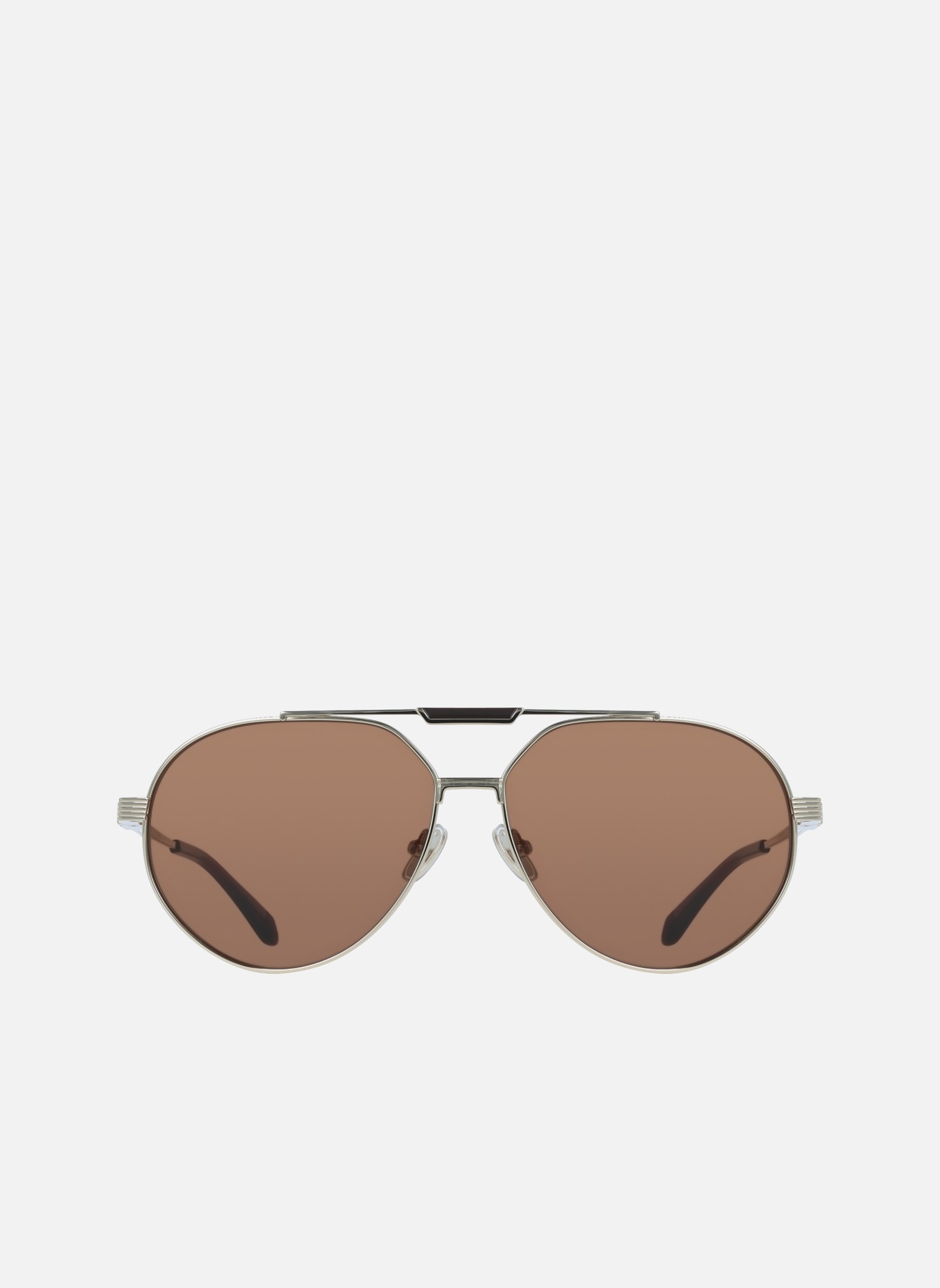 Lunettes de soleil homme or et bronze Salvatore Ferragamo Lunettes de soleil homme or et bronze Or