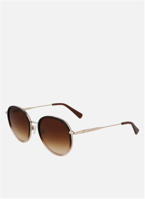Longchamp Lunettes de soleil femme or et bronze
