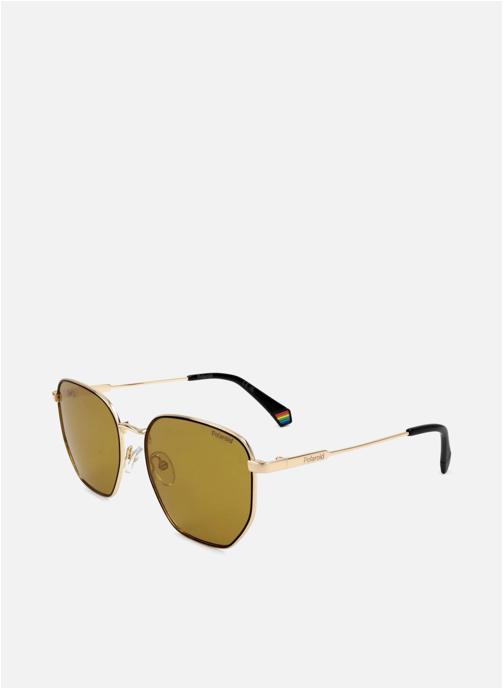Polaroid Lunettes de soleil homme or et bronze