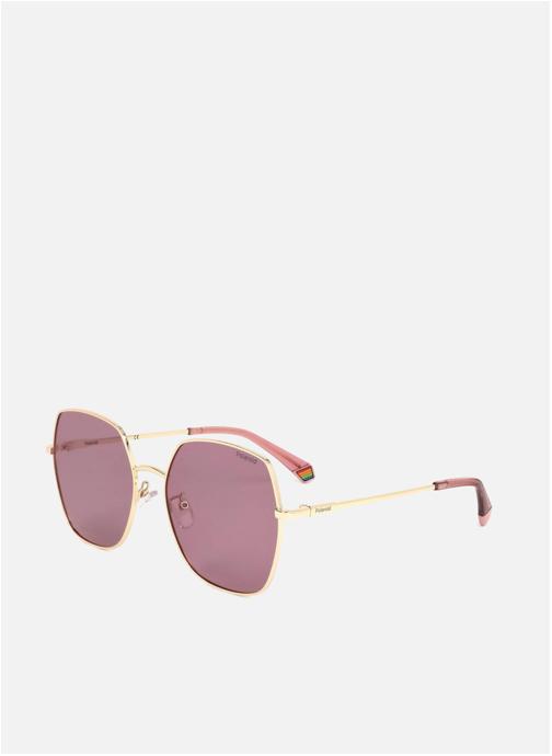 Polaroid Lunettes de soleil femme or et bronze