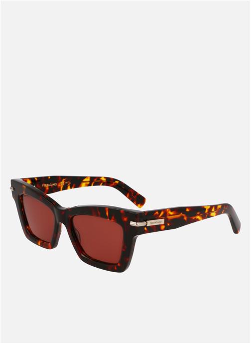 Salvatore Ferragamo Lunettes de soleil femme marron