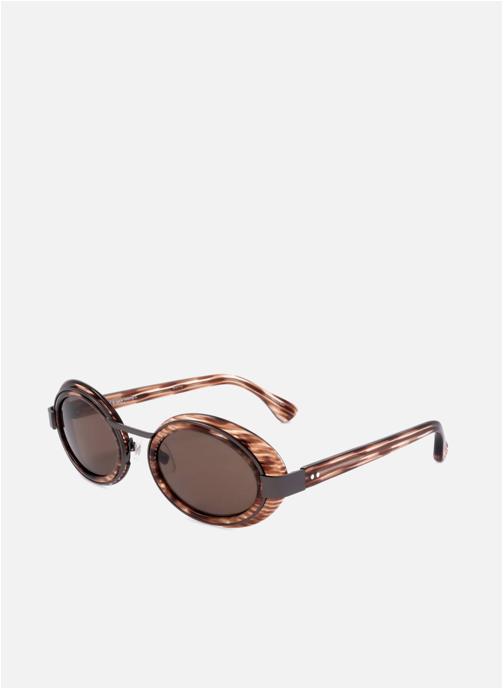Linda Farrow Lunettes de soleil femme marron
