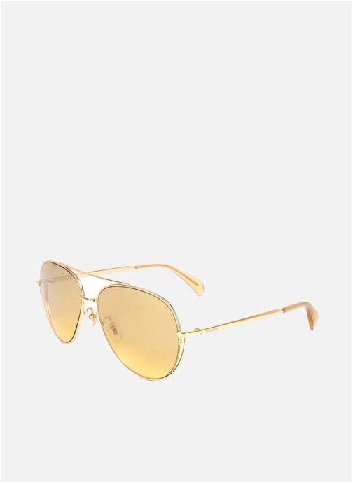 Police Lunettes de soleil femme or et bronze