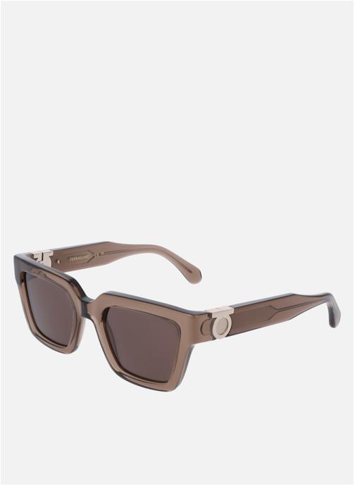 Salvatore Ferragamo Lunettes de soleil femme marron