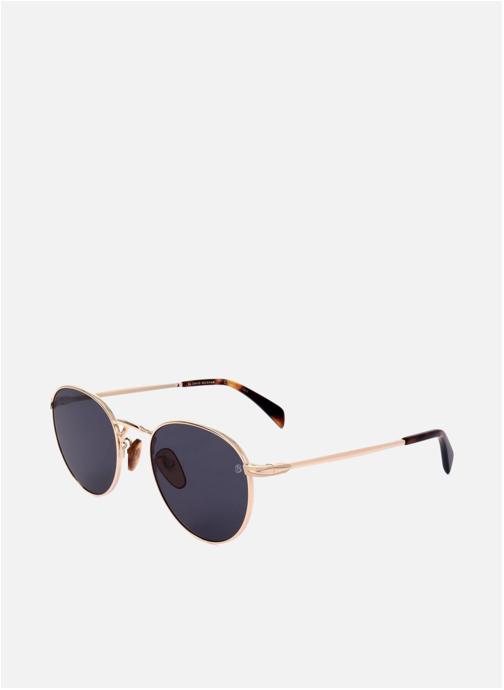 David Beckham Lunettes de soleil homme or et bronze