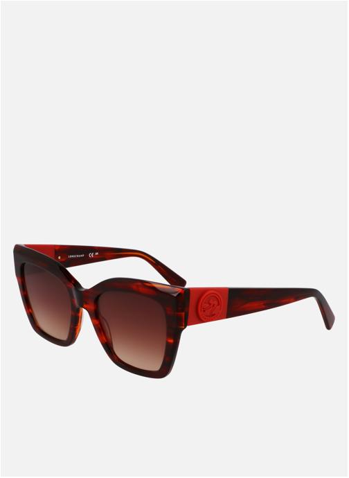 Longchamp Lunettes de soleil femme rouge