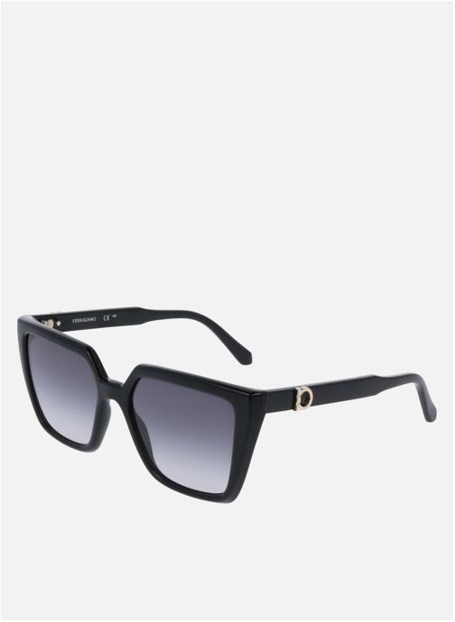 Salvatore Ferragamo Lunettes de soleil femme noir