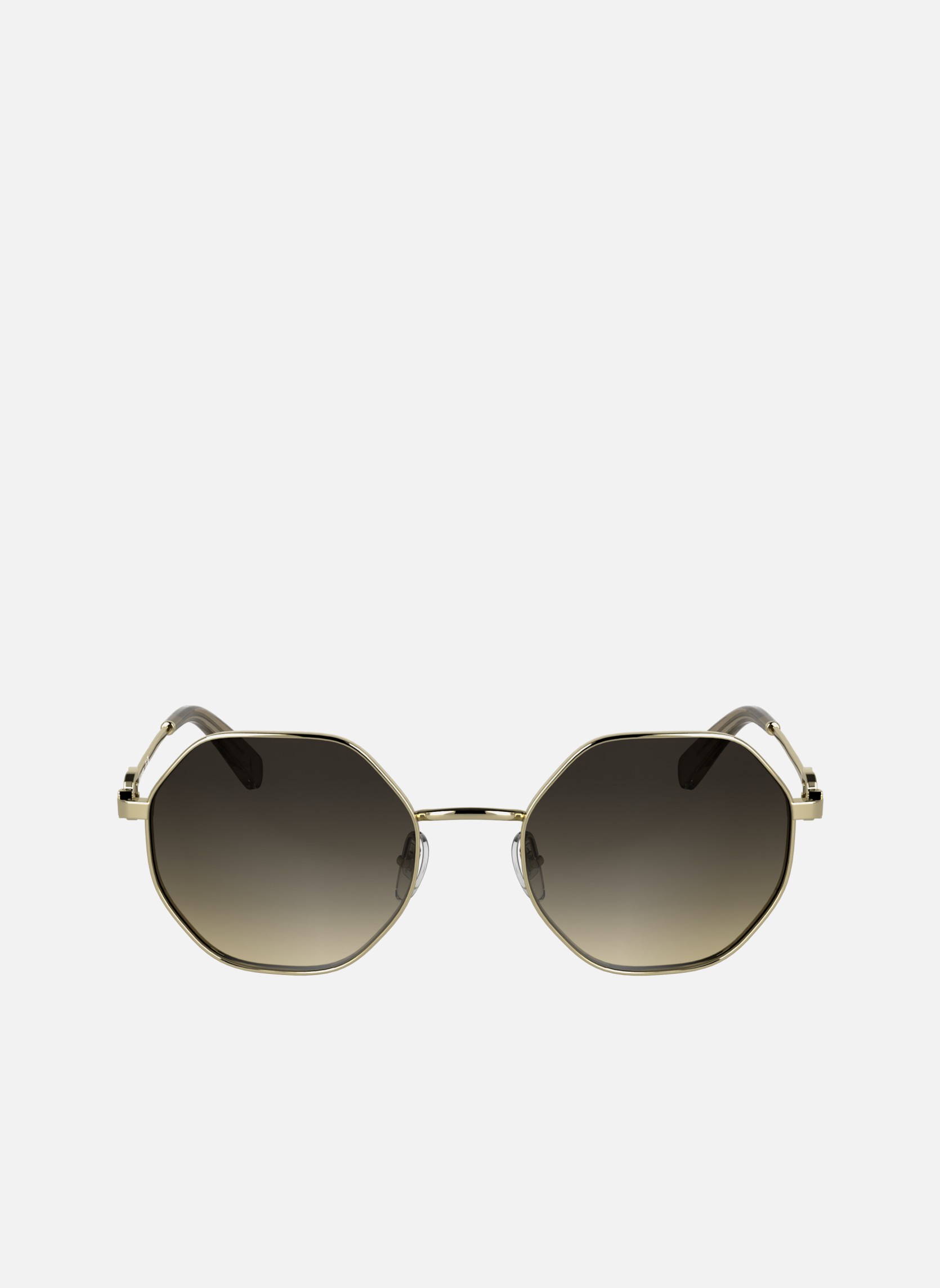 Lunettes de soleil femme or et bronze Longchamp Lunettes de soleil femme or et bronze Or