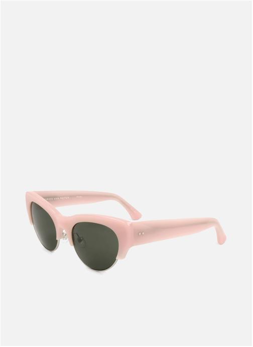 Linda Farrow Lunettes de soleil femme rose