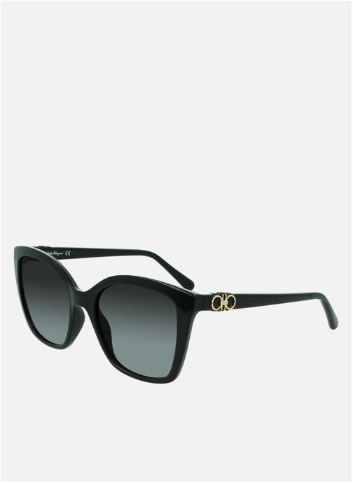 Salvatore Ferragamo Lunettes de soleil femme noir