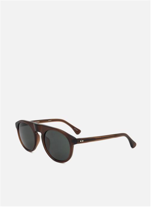 Linda Farrow Lunettes de soleil homme marron
